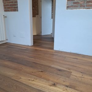 parquet rovere anticato termo piallettato modello Certosa di Calci